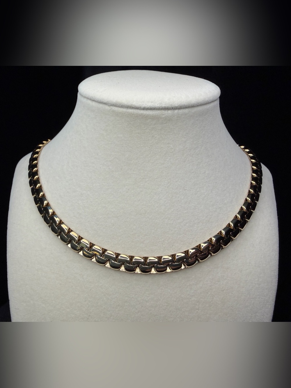 S Curb Link Cuban 24in 8MM 14K Stamped Gold Finish Chain New Collection